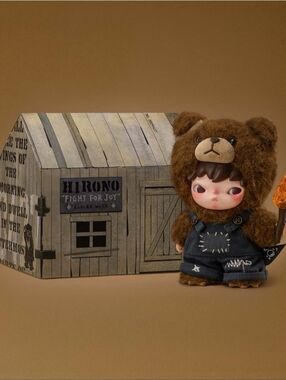 Pop Mart Hirono Living Wild Fight For Joy Plush Doll